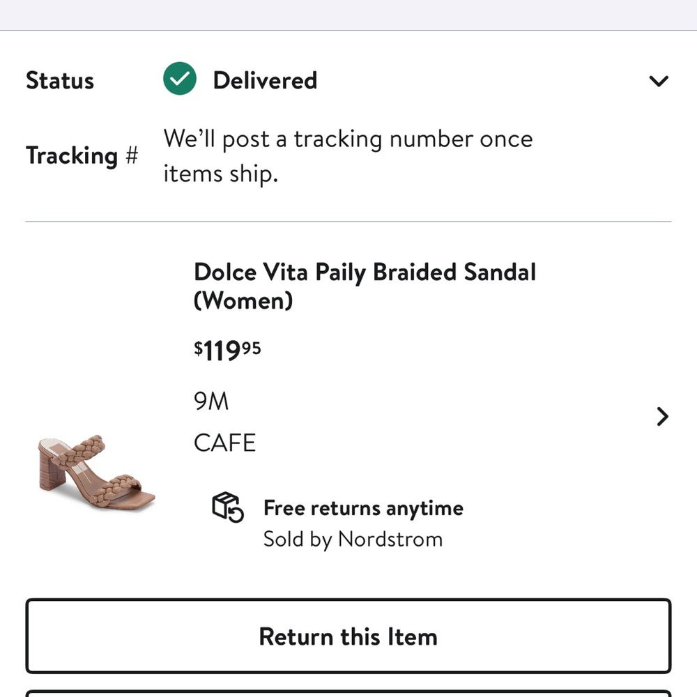 Dolce Vita Women's Paily Braided Sandal  - Size 9 - Picture 5 of 5
